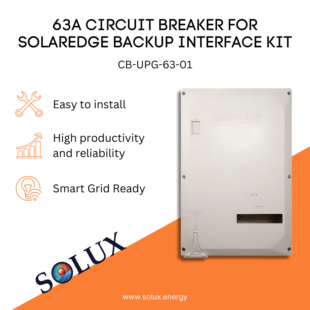 This is an image of 63A Circuit Breaker for SolarEdge Home Backup Interface Kit